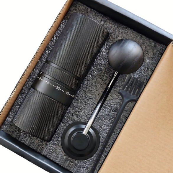 Manual Coffee Grinder with 10 - Star Stainless Steel Burr - Baristas Tools