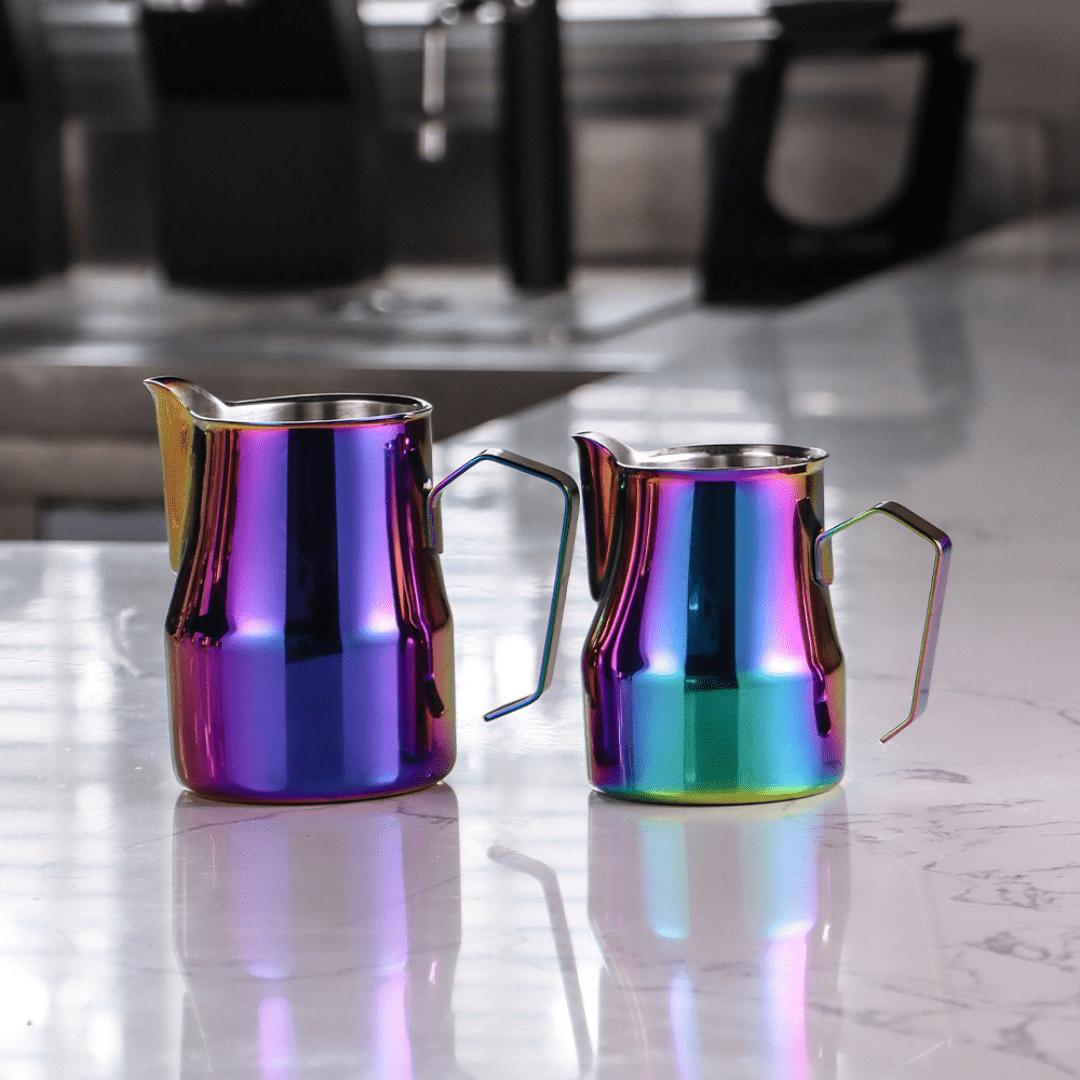 MILK JUG ITALIAN 550ml IRIDESCENT - Baristas Tools
