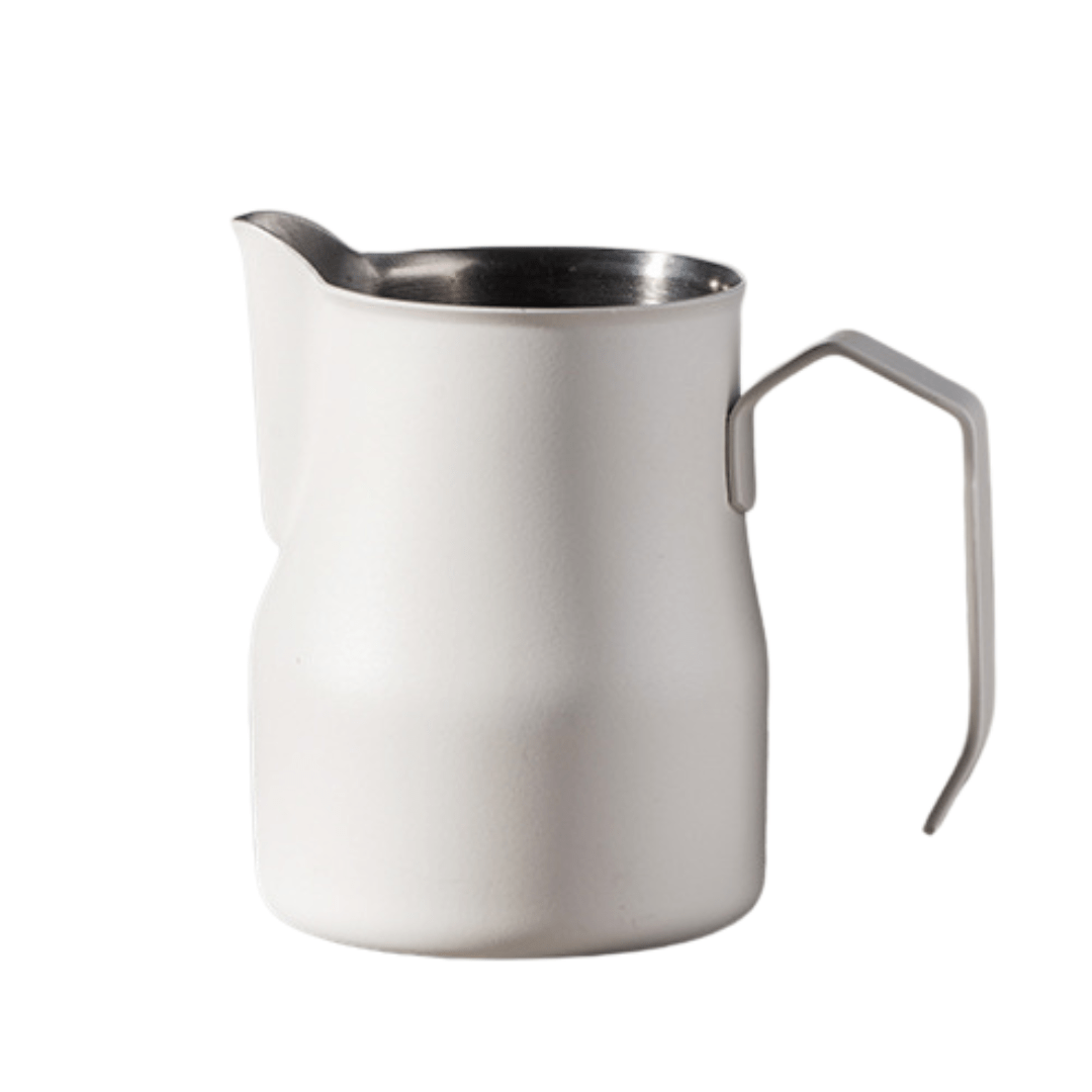 MILK JUG ITALIAN 550ml WHITE - Baristas Tools