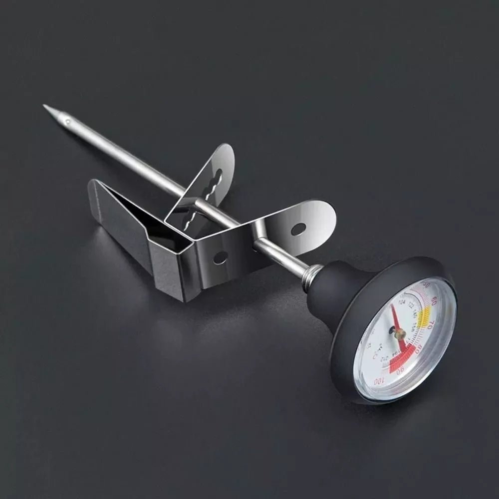 Milk Jug Thermometer with Clip – Instant Read for Perfect Milk Froth ☕ - Baristas Tools