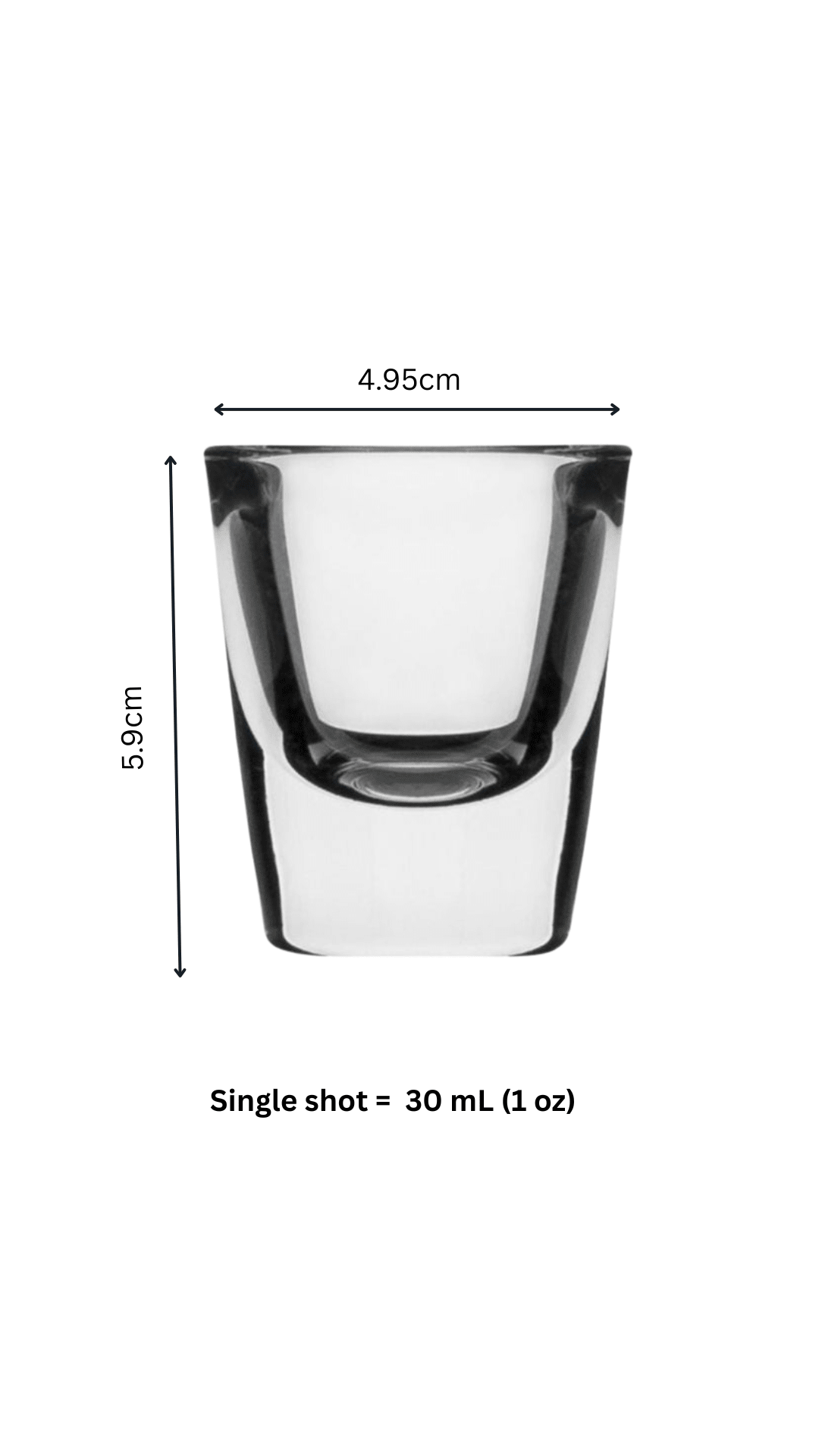 Pasabahce Shot Glass – 30mL -perfect single shot - Baristas Tools