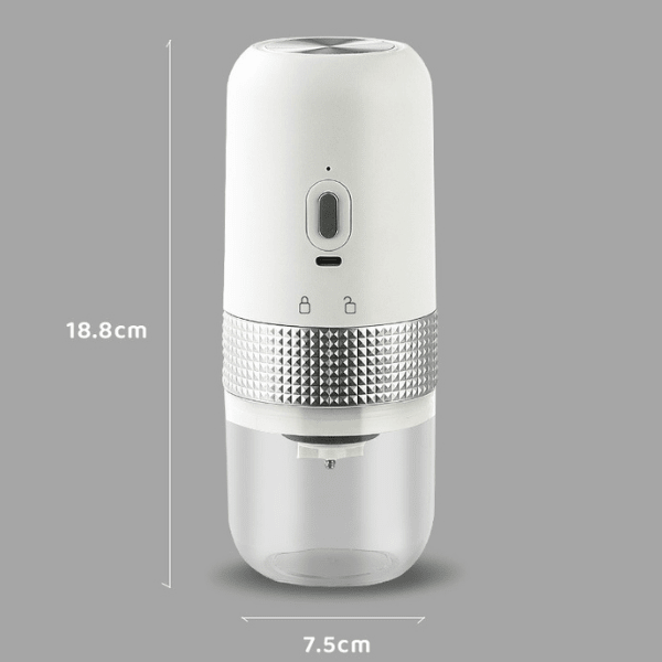 Portable Electric Coffee Grinder 64mm – USB Rechargeable Ceramic Burr Grinder - Baristas Tools
