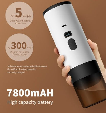 Portable Self - Heating Espresso Machine – 15 - Bar Rechargeable Barista Coffee Maker - Baristas Tools