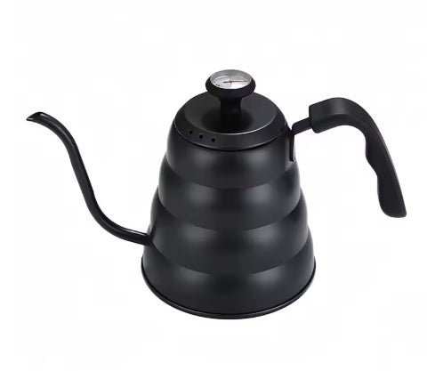 POUR OVER STOVE TOP KETTLE 1000ml BLACK - Baristas Tools