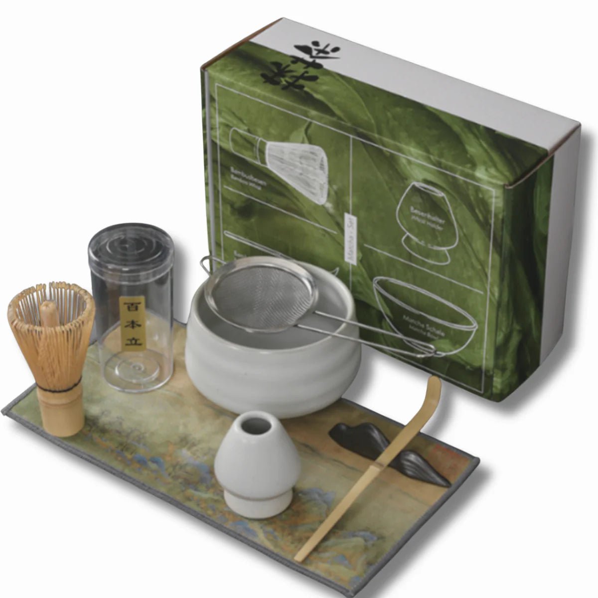 Premium 7 Piece Matcha Tea Set – Traditional Japanese Ceremony Kit - Baristas Tools