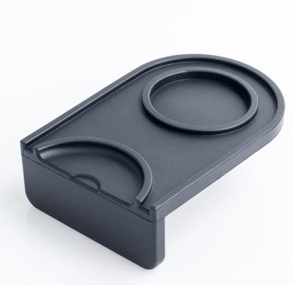 Premium Espresso Tamping Mat – Non - Slip Silicone Corner Mat with Tamper & Portafilter Holder - Baristas Tools
