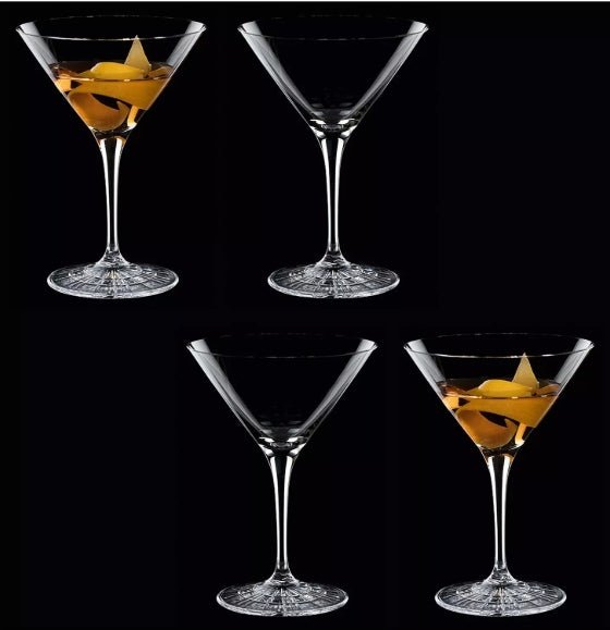 Spiegelau Perfect Serve Cocktail Glass Set of 4 – Manhattan Style - HIGH quality Crystal Glass - Baristas Tools