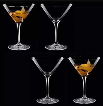 Spiegelau Perfect Serve Cocktail Glass Set of 4 – Manhattan Style - HIGH quality Crystal Glass - Baristas Tools