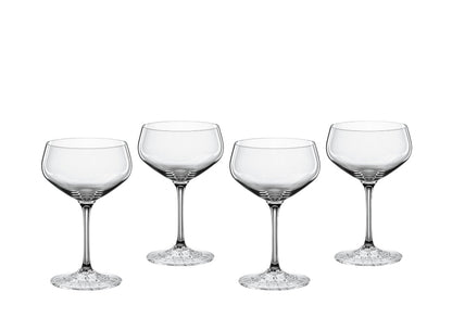 Spiegelau Perfect Serve Crystal Coupette Glasses – Set of 4 (235ml) - Baristas Tools