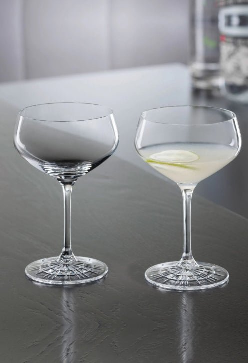 Spiegelau Perfect Serve Crystal Coupette Glasses – Set of 4 (235ml) - Baristas Tools