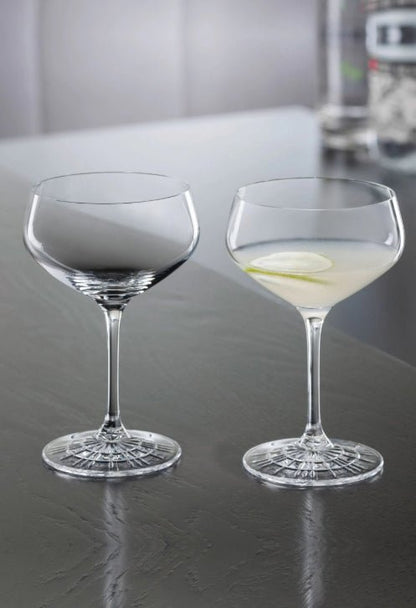 Spiegelau Perfect Serve Crystal Coupette Glasses – Set of 4 (235ml) - Baristas Tools