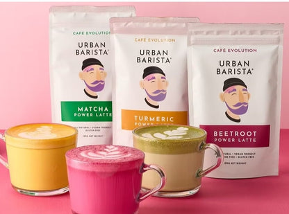 Urban Barista Power Lattes – Natural, Vegan Superfood Blends - Baristas Tools